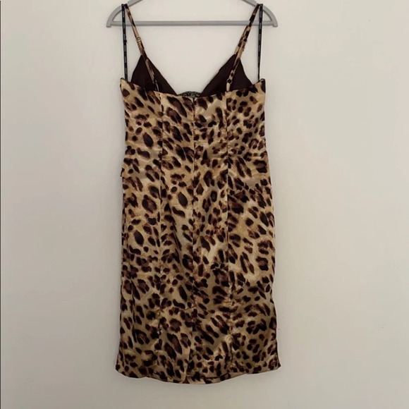 XOXO junior animal print midi dress size 9/10 - Picture 8 of 12